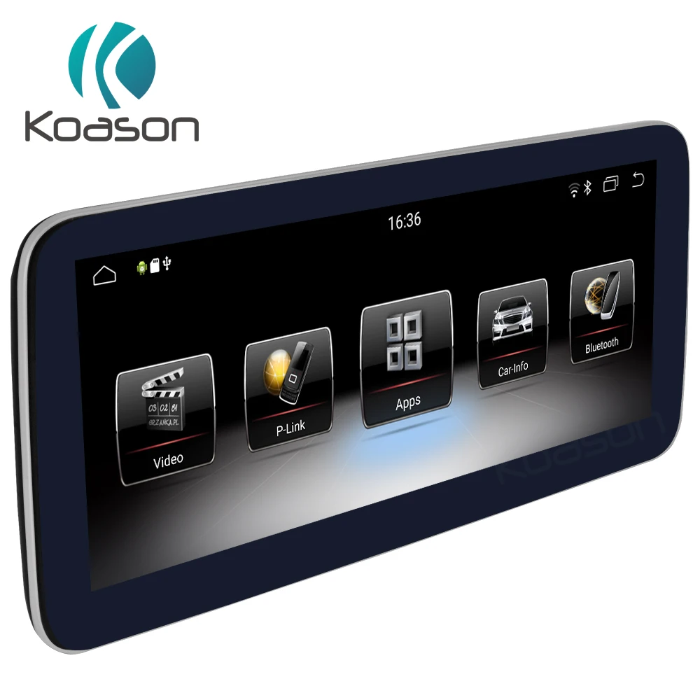 Koason Android 9,0 10,25 HD сенсорный экран автомобильный мультимедийный плеер для BENZ GLA/CLA/A Класс 16-18 автомобильный Радио Автомобильный gps навигатор