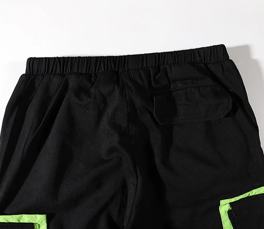 Харадзюку мульти накладные карманы Jogger шаровары Мужская хип-хоп мода повседневные спортивные брюки уличная хипстерские спортивные брюки