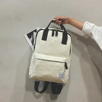 

Backpack-Bag Brown Black Women Schoolbag Best- Casual Fashion New-Brand Soft Work