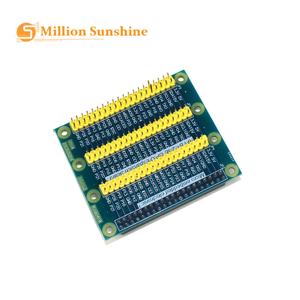 Raspberry Pi Gpio Плата расширения один ряд для трех рядов 3 2 Модель B + RPI160|pi 2|pi 3pi raspberry |