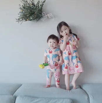 

BOBOmoon 2020 New SUMMER Toddler Girl Clothes Baby Outfits First Christmas Outfit Thanksgiving Boys Clothes Swimming