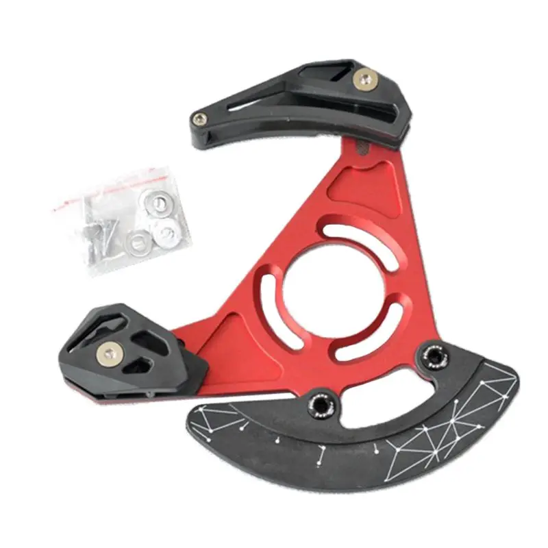 QILEJVS Mountain Bike Downhill Chain Guide DH Bash Guards Device Single Speed ISCG05