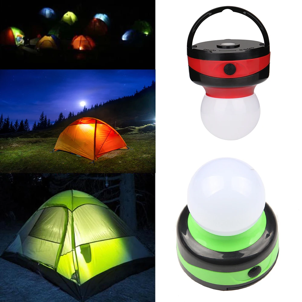 

Portable Lighting Lantern Tent Light LED Night Light Emergency Emergency Reading Repairing Hanging Hook Camping Light Use 3*AA