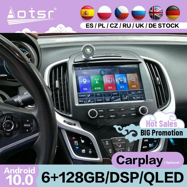 Android 12 Auto Radio Multimeida für OPEL INSIGNIA/ Buick Regal 2009 2010  2013 CD 300 400 600 800 GPS carplay Wifi Navi Stereo UI