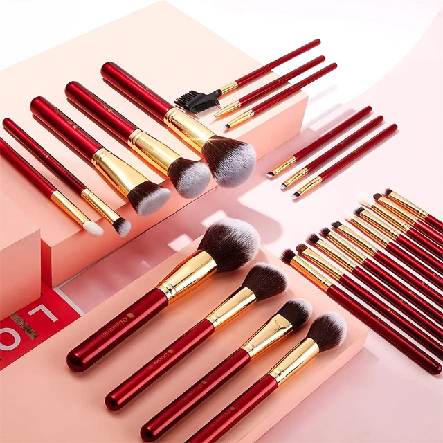 DUcare 8-27Pcs Makeup Brushes Set Synthetic Goat Hair Cosmetic Powder Eyeshadow Foundation Blush Blending Makeup Brush Maquiagem 2