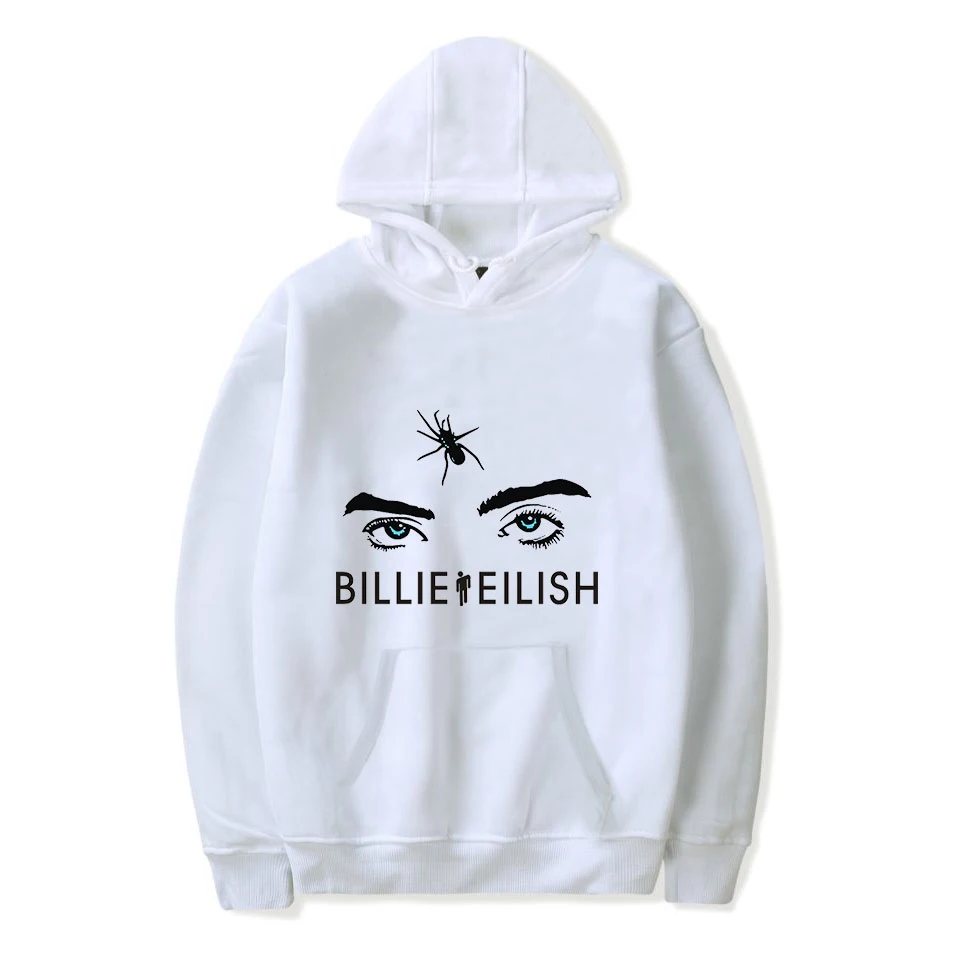 Billie Eilish, женские, мужские Толстовки, Толстовки, Хит, худи для девочек, осень, Харадзюку, хип-хоп, модные женские черные пуловеры с капюшоном