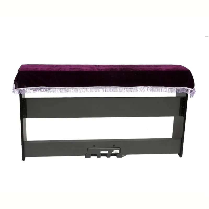 160*60cm electric piano dust cover dustproof flannel 88 key digital tassel piano cover storage household