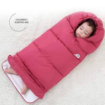

Newborn Baby Swadding Autumn Winter Kids Down Cotton Infant Anti-kick Blanket Plus Velvet Thick Sleeping Bag Baby Sleep Sack