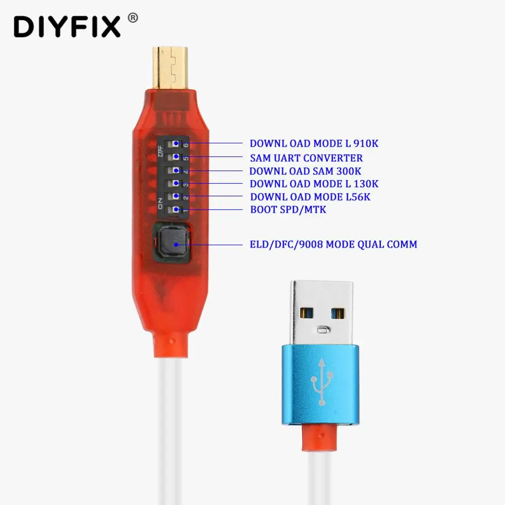 Micro USB RJ45 все в 1 кабель запуска для Qualcomm EDL/DFC/9008 режим поддержка быстрой зарядки MTK/SPD коробка Осьминог донгл USB адаптер