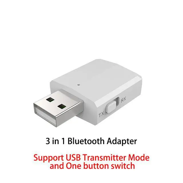 DishyKooker 5,0 USB Bluetooth передатчик для ТВ 3,5 мм приемник Bluetooth AUX Стерео музыка с изменяющимся переключателем беспроводной адаптер