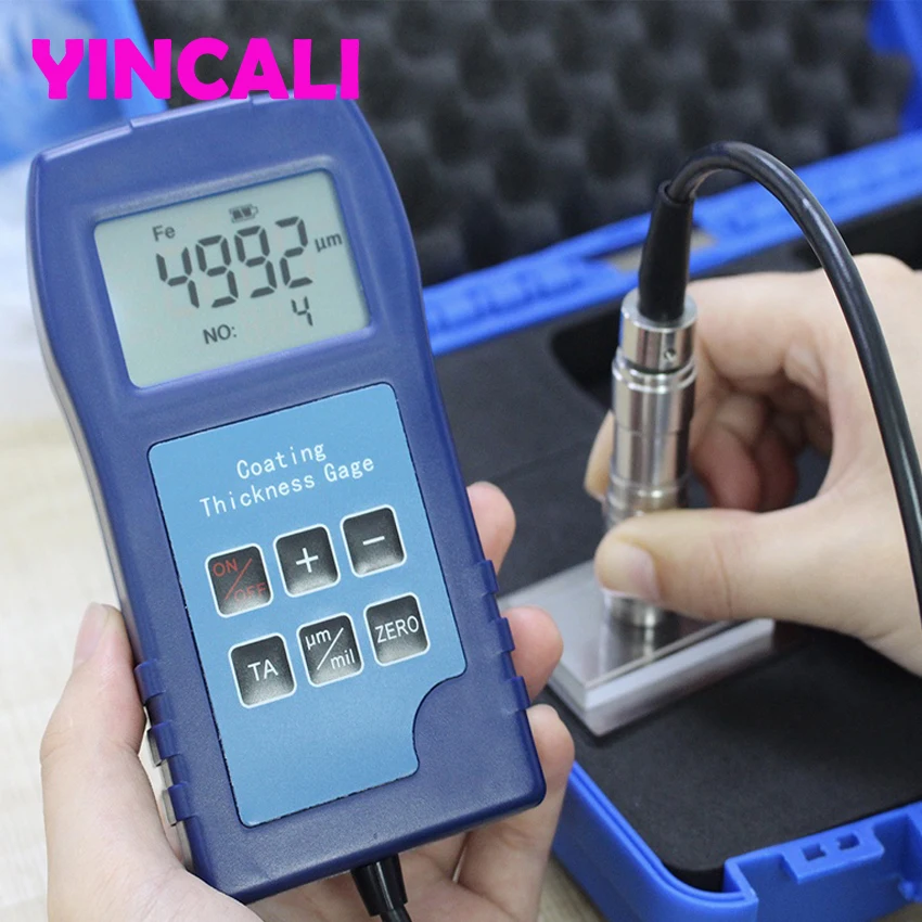 High sensitivity Anti-corrosion and Fire-proof Coating Thickness Gauge Meter DR6000 Large Measuring Range 0~6000um