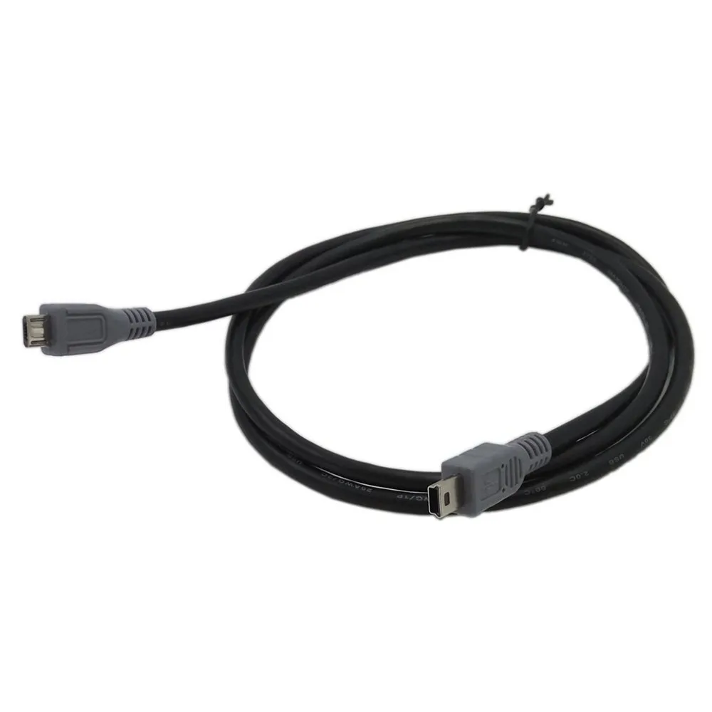 Для микро-флеш-накопителя USB мини USB OTG кабель 1 м кабель со штыревыми соединителями на обоих концах для подключения 5-контактный конвертер адаптер передачи данных зарядки Удлинительный Кабельное ответвление