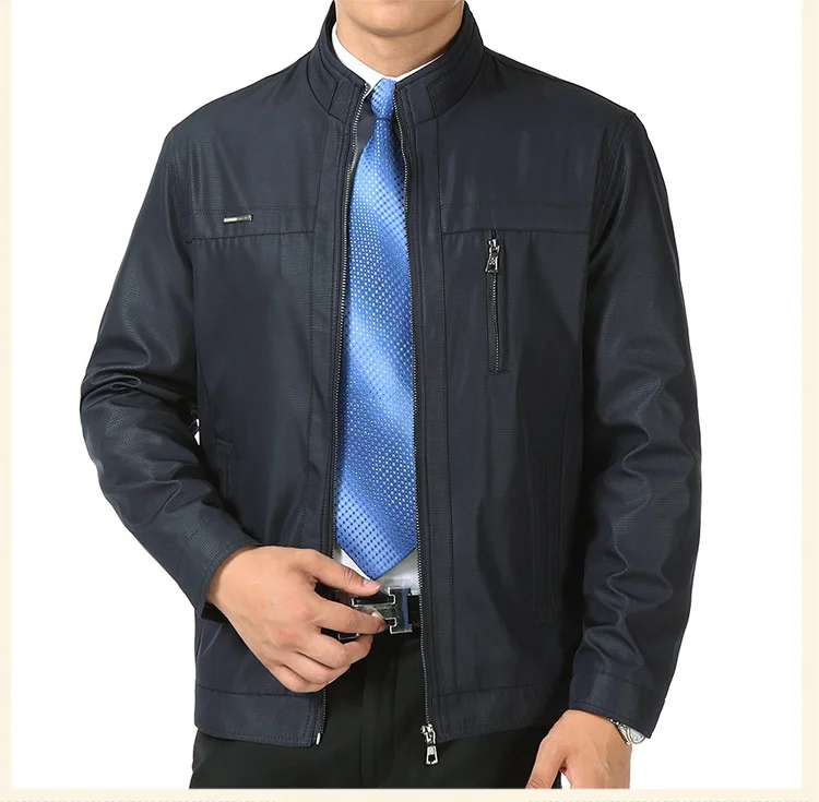 Стиль Одежда Daddy тонкий тип для весны и осени пальто среднего возраста мужчин осень среднего возраста мужская куртка