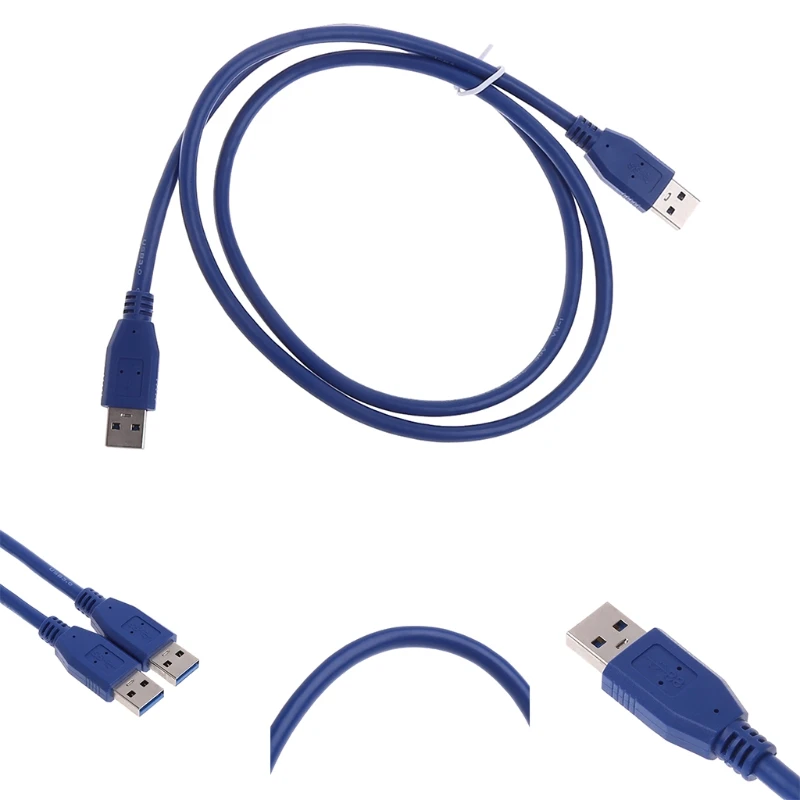 1 м синий Hi-speed USB 3,0 type A Мужской Разъем Удлинительный Кабель-адаптер 77UA