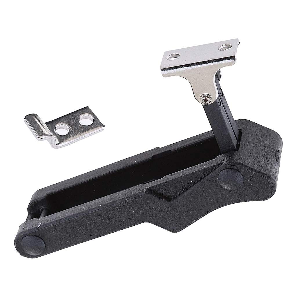 MagiDeal 2pcs Flexible Draw Latch 4'' Soft Black Rubber Replacement XK710