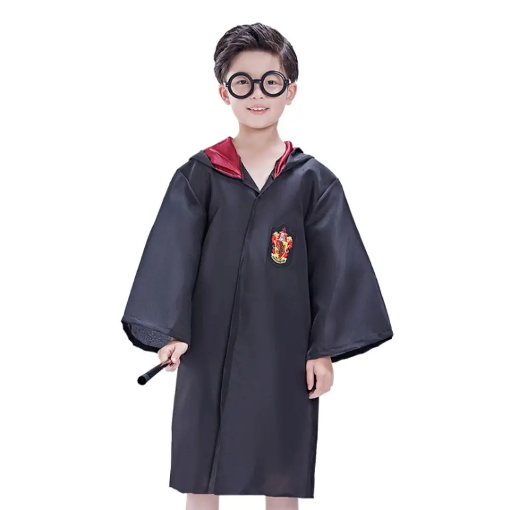 Magistrate's robe costume of the Academy of Magic new design - Color: Black