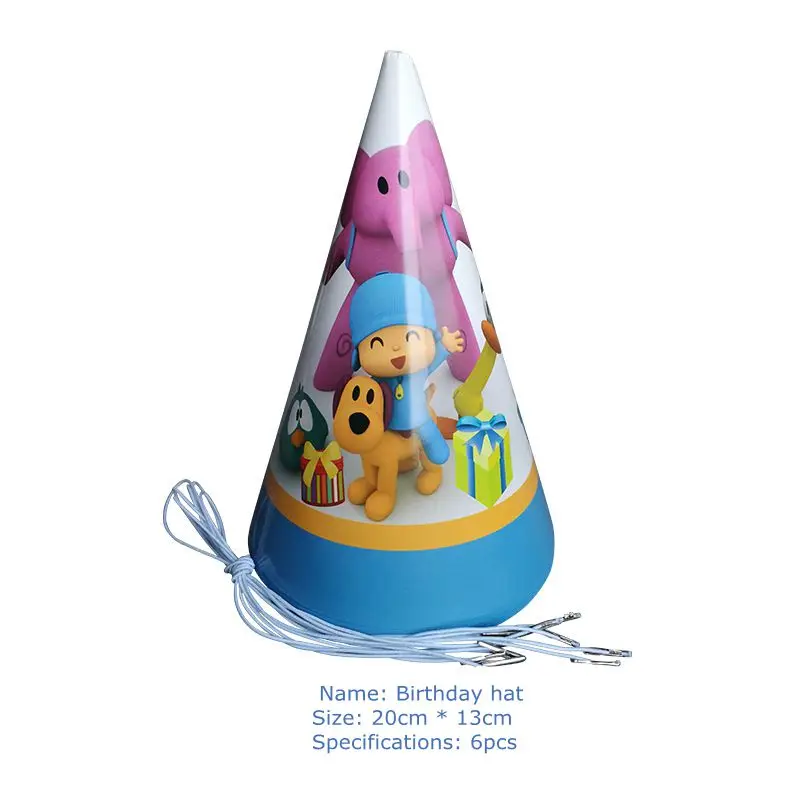 POCOYO детский день рождения вечерние домашних животных Детские украшения набор