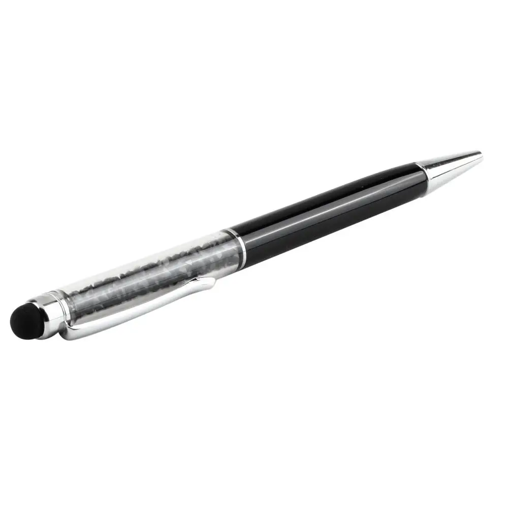 2 в 1 кристальная ручка-стилус со стразами+ Шариковая ручка функция для сенсорного экрана