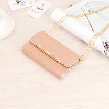 

Glitter Case for iPhone 11 11 Pro Max Flip Leather Wallet Case For iPhone X Xs Max XR 5 5S 6 7 8 Plus Shoulder Bag Phone Pouch