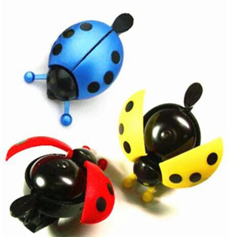 Милый мультяшный велосипедный Колокольчик в форме божьей коровки детский