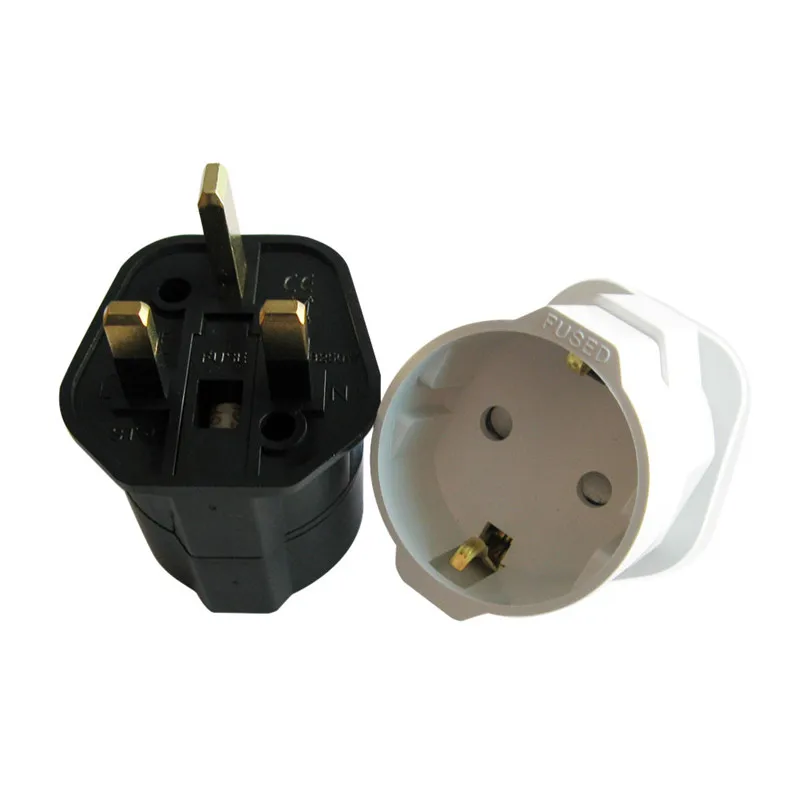 EPULA 250V 16A ЕС ЕВРО 2 Pin английская вилка с 3 зубцами Универсальный адаптер переменного тока инвертор дорожный преобразователь Европейский адаптер для поездок