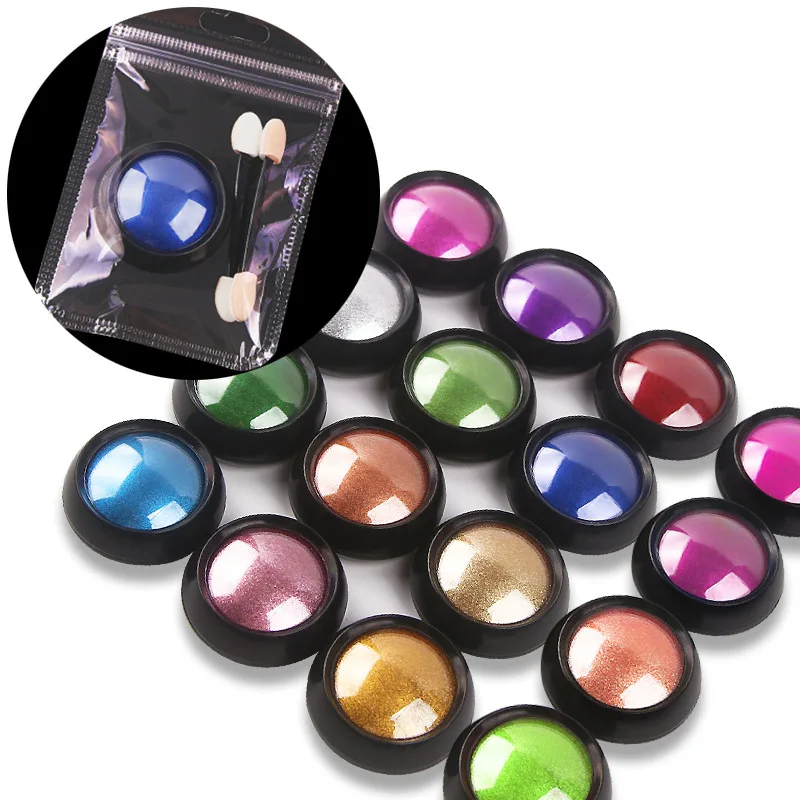 

Nail Glitter DIY Nail Art Super Bright Nail Titanium Powder For Nail Design Manicure Mirror Glitter Nail Decoration
