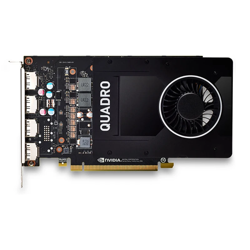 Leadtek NVIDIA Quadro P2200 5 Гб профессиональный графический дизайн рабочей станции графическая карта три года гарантии