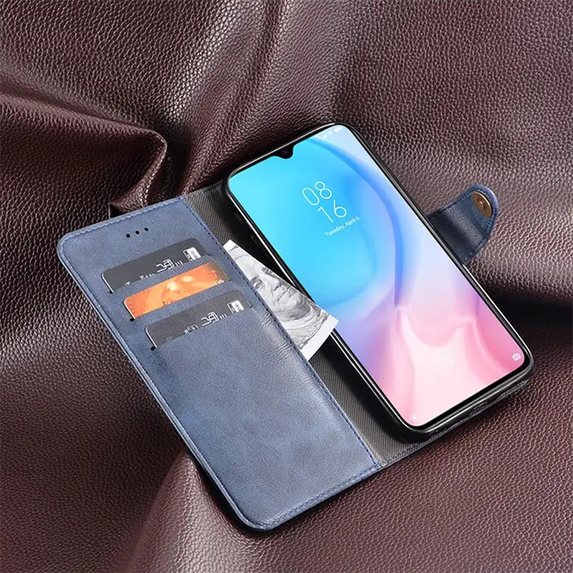 Флип-чехол для xiaomi mi 9 lite Кожаная Обложка для книг противоударный Магнитный чехол для телефона на xiaomi mi 9 Lite/mi CC9 задняя крышка funda etui