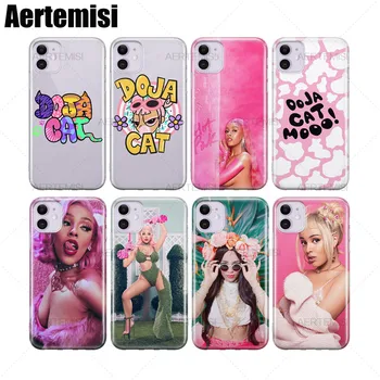 

Aertemisi 100 Pieces Phone Cases Clear TPU Case Cover for iPhone 6 6s 7 8 Plus X XS XR 11 Pro Max Doja Cat