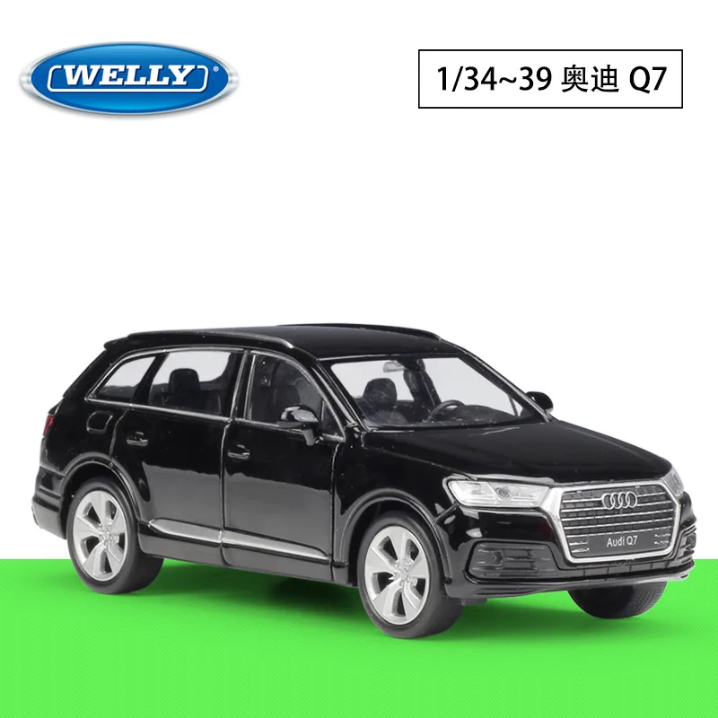 Непромокаемая обувь; Высота 1: 36 Audi Q7 внедорожник Модель брелок для автомобильных ключей, модель оттягиваемая назад машина