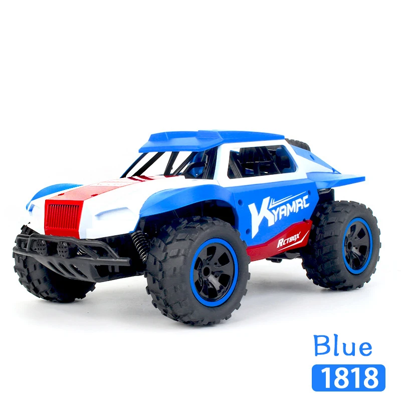 RC 2,4 Ghz четырехколесный пустынный альпинистский высокоскоростной автомобиль Профессиональный Дрифтинг модель автомобиля детская игрушка подарок - Цвет: Blue and Red