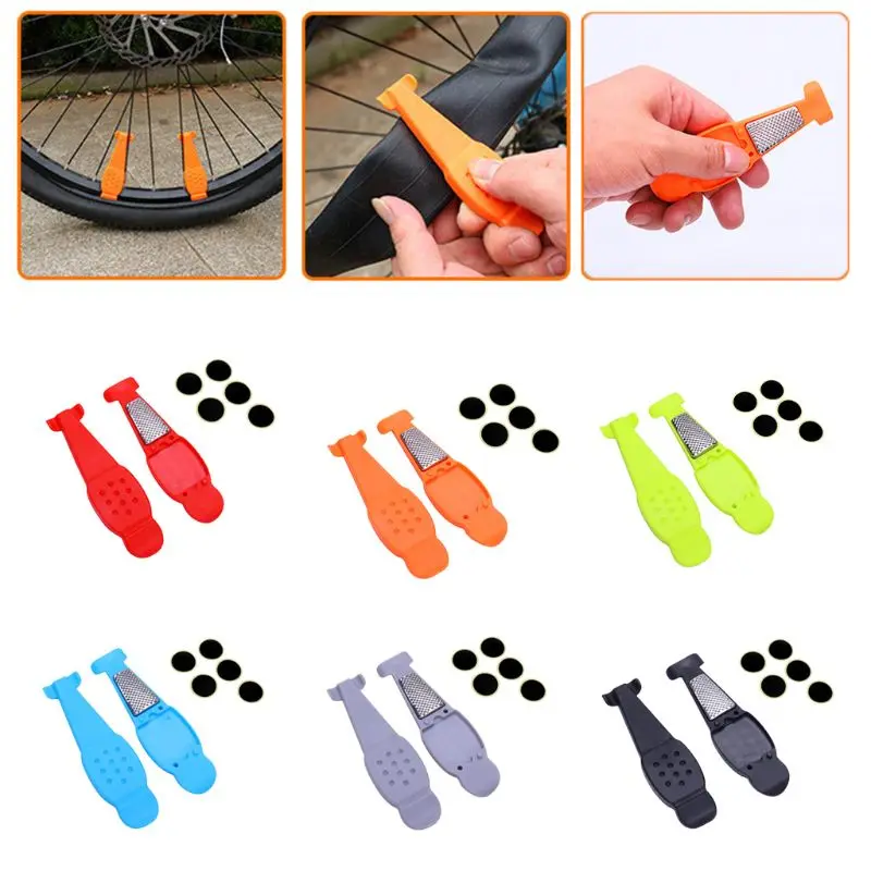 cheap 3 in 1 Bicycle Tire Repair Kits Bike Tire Levers Pry Bar Cycling Tyre Repair Glue Tire Patch