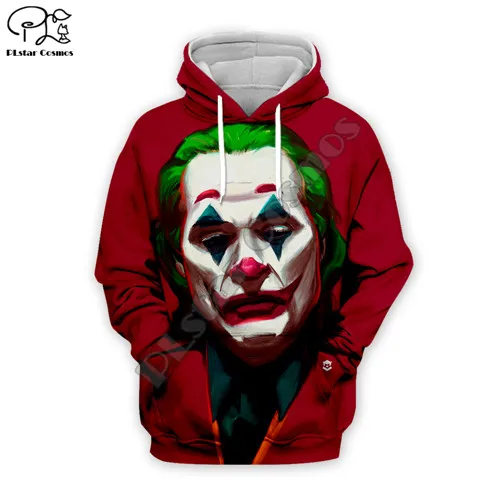 haha joker, 3D принт, толстовка, мужская, wo, мужская, хип-хоп, забавная, осенняя уличная одежда, пуловер на молнии для пар, одежда - Цвет: Hoodies