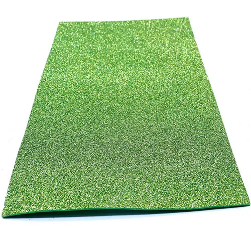 fruit green 10 листов 20X30 см блестящая пенопластовая бумага блестящая бумага для детского рукоделия крафт бумага-вырезанный материал для скрапбукинга украшения EVA бумага - Цвет: fruit green