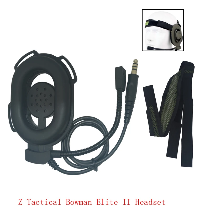 Z Tactical Bowman Elite II Гарнитура для Kenwood 2 Pin двухсторонняя рация приемопередатчик