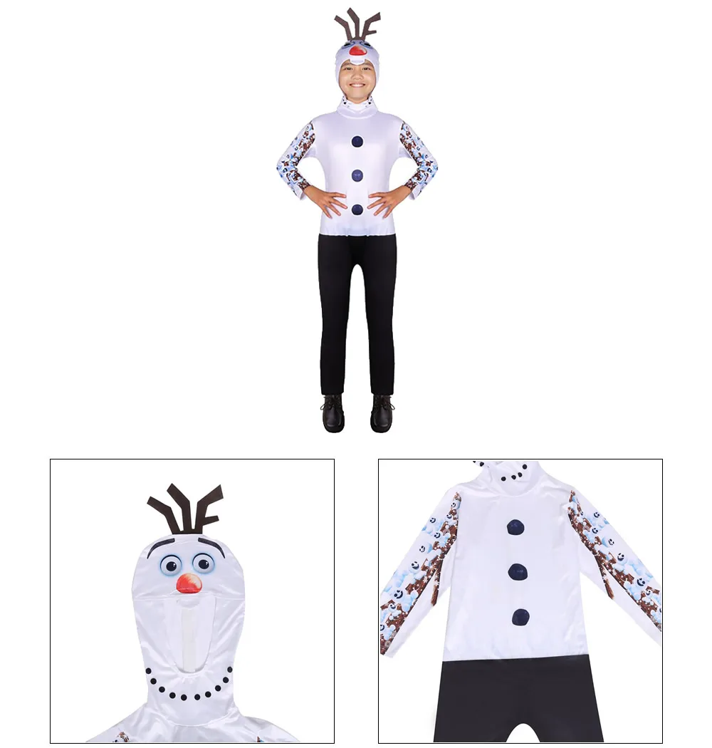 Новинка; детское платье Эльзы; маскарадный костюм принцессы Анны для девочек; детский маскарадный костюм снеговика Олафа; маскарадный костюм в стиле аниме; Рождественский подарок