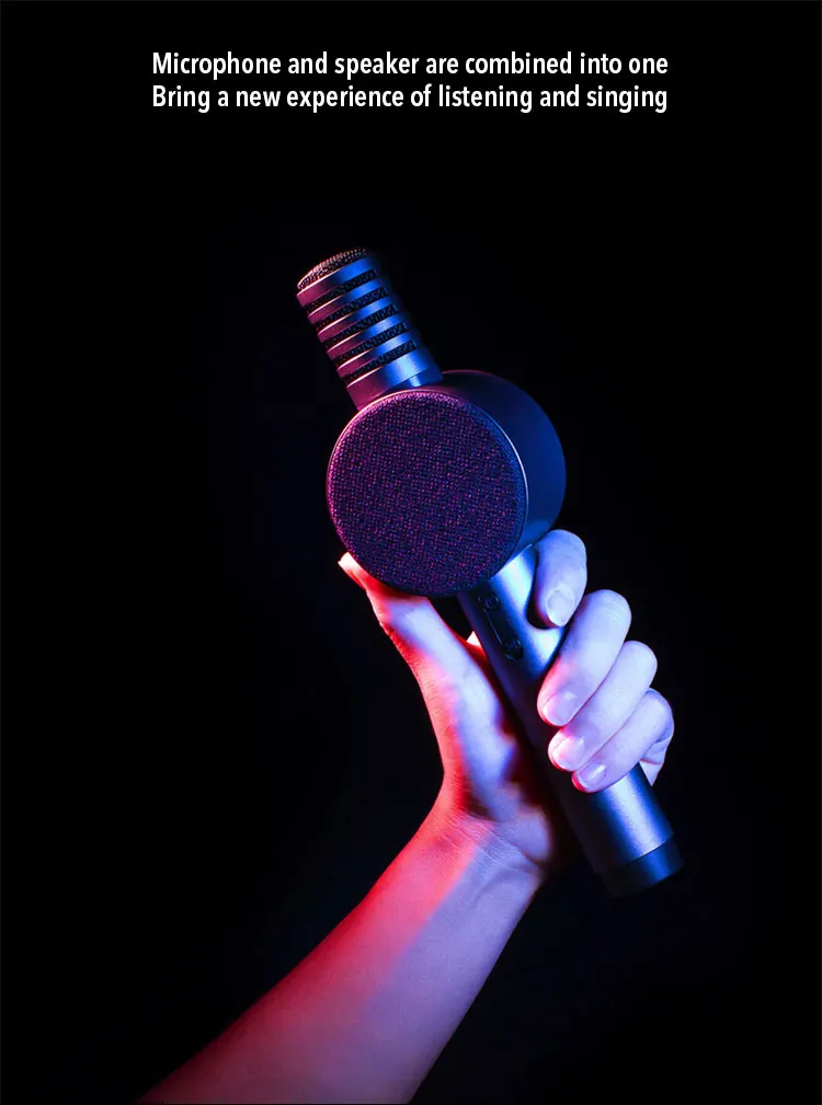 Xiaomi Audio Wireless Microphone Xiaohou Karaoke Live Bluetooth Fashion Speaker With Mic For Student Kid Adult