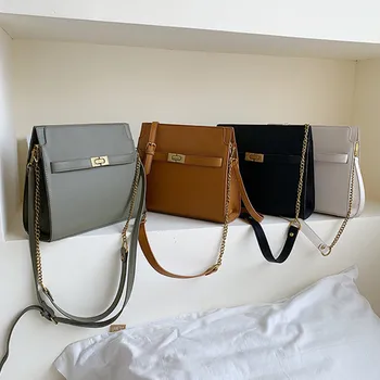 

Small square bag 2019 new European and American fashion women's bag chain shoulder slung handbag bag