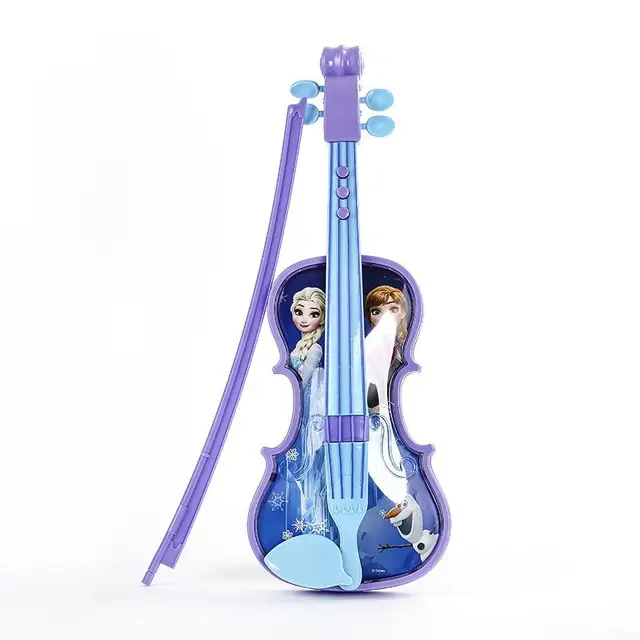 Disney girls Frozen Princess Violin Toy Musical Instrument Simulation kids Toy Electronic Musical Instrument Kid Holiday Gifts 3