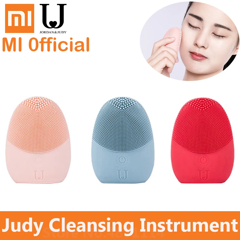 

Xiaomi JORDAN & JUDY Cleansing Instrument Mini Portable Face Facial Cleaning Massager Tool Waterproof Silicone Skin Care