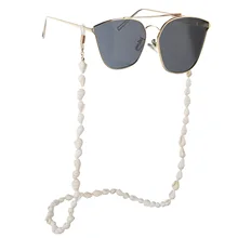Последние женские очки Аксессуары для чтения цепь натуральная оболочка солнцезащитные очки держатель шейный ремень веревка ювелирное ожерелье