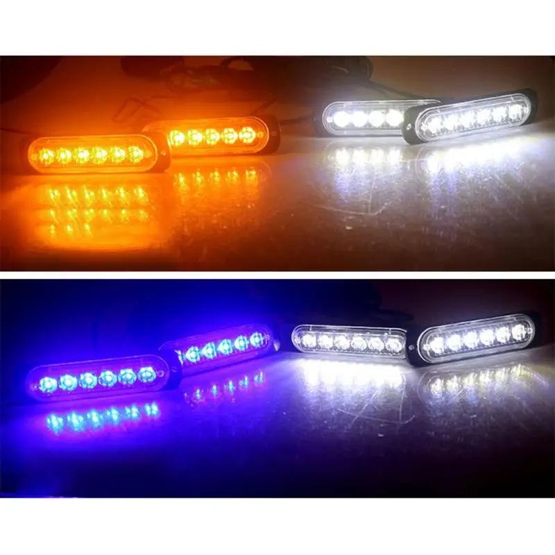 4x6 дюймов 24W Светодиодный проблесковый свет Портативный легко Установка Автомобиль Мотоцикл аварийный маячок со строб эффектом лампы дистанционного Управление 112X28X10 мм