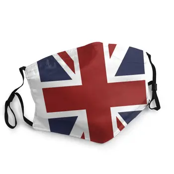 

Union Jack British Flag United Kingdom Adult Mouth Face Mask Cartoon Anti-Dust Mask Protection Cover Respirator Muffle