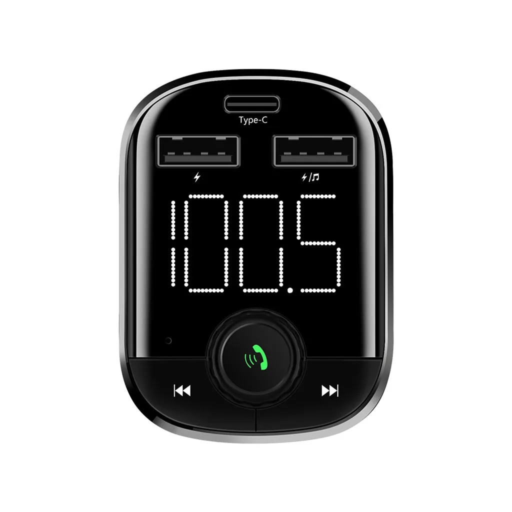 Ouhaobin беспроводной автомобильный Bluetooth fm-передатчик двойной USB Автомобильное зарядное устройство AUX вход для TF карты для мобильного телефона MP3-плеер