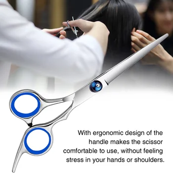 

Hair Cutting Scissors Set Home Salon Professional Storage Bag Hairdressing With Cape Clips Combs Portable Barber Thinning Shears