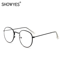 Очки для женщин, оправы для очков, оптика, мужские круглые прозрачные дизайнерские очки, круглые прозрачные оптические компьютерные очки 132