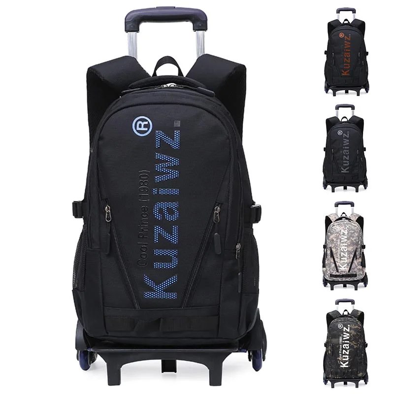 

Big capacity removable waterproof trolley bag high school student breathable wear-resistant and compressive shoulder