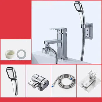 

1/2 Inch Connection Shower Head Set Bathroom Face Wash Basin Hair Wash Sprayer