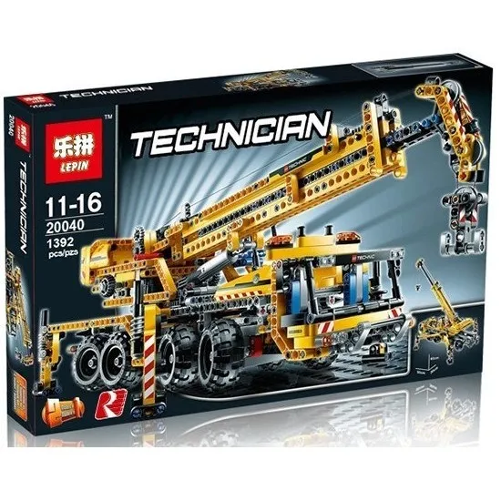 Конструктор lepinblocks 20040 Передвижной кран Technic совместим с Лего 8053 LN-20040