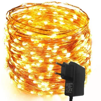 

100 Leds String Lights With 7 Color Copper String Fairys Lights Bunch Lights For Christmas Garland Room Luces Led Decoracion